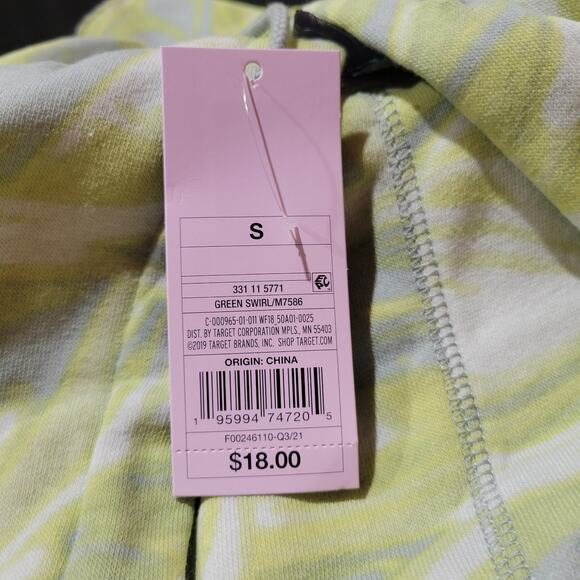 Wild Fable Cropped Hoodie, Green Swirl, Size S, NWT - Picture 6 of 7